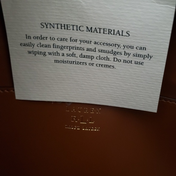 Red ralph lauren tote handbag - Picture 3 of 4